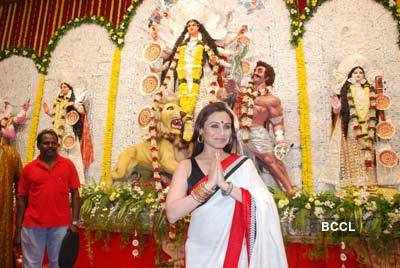 Rani at Durga Puja celebrations