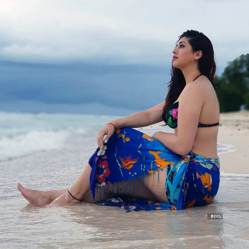 Vahbiz Dorabjee slays in a bikini as she holidays in Indonesia