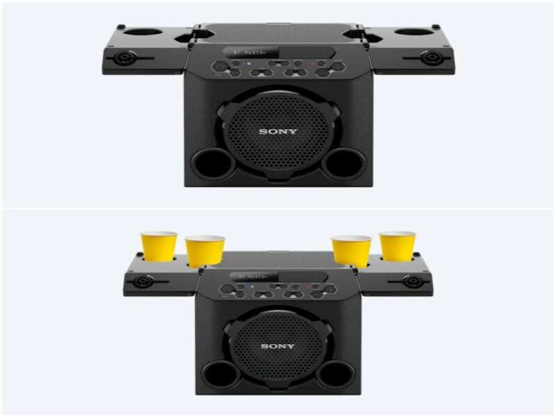 ​Sony’s speaker with beer holders