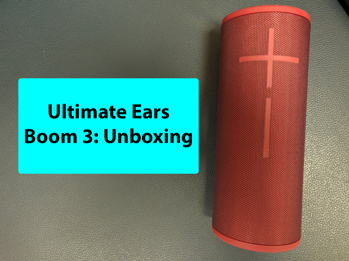 ue boom 3 unboxing