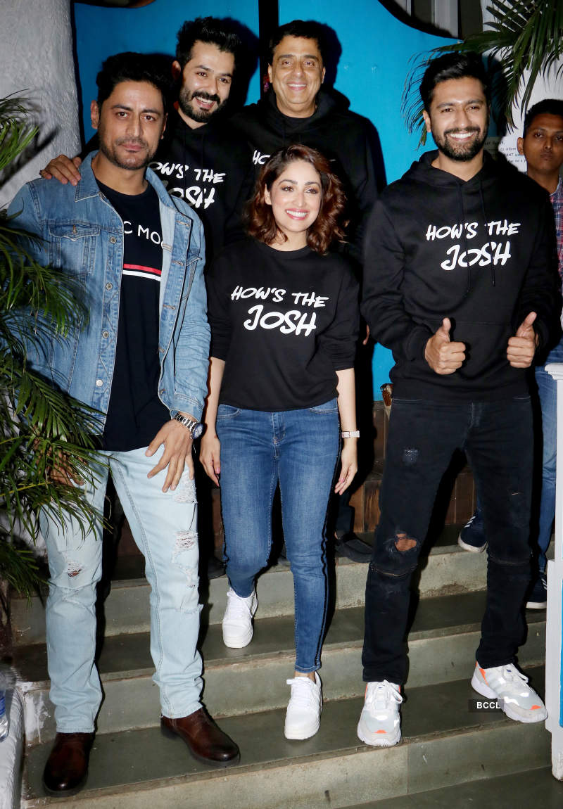 Vicky Kaushal, Yami Gautam and team of 'Uri' celebrate film’s success