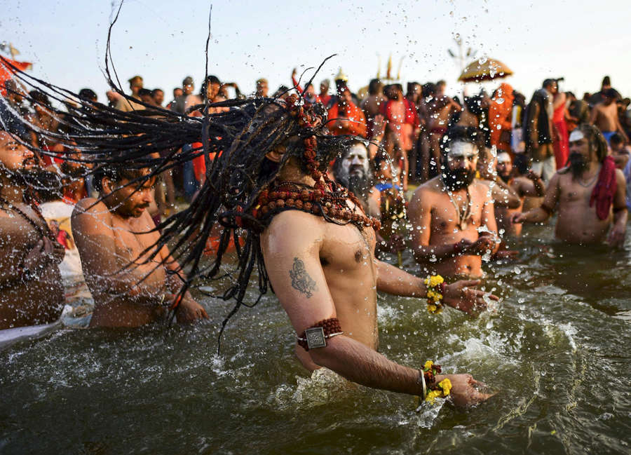 Kumbh Mela: Pictures of Naga Sadhus grab all attention