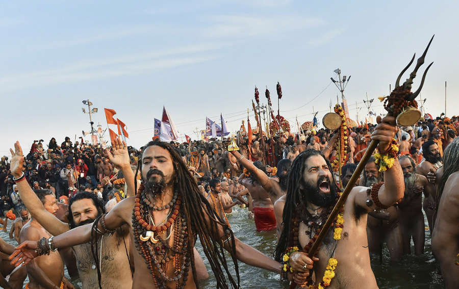 Kumbh Mela: Pictures of Naga Sadhus grab all attention