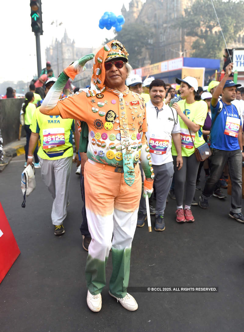 Celebs flag off Mumbai Marathon 2019