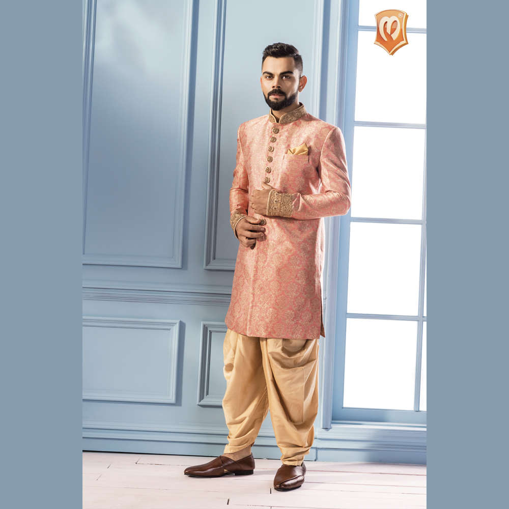 Manyavar indo western deals virat kohli