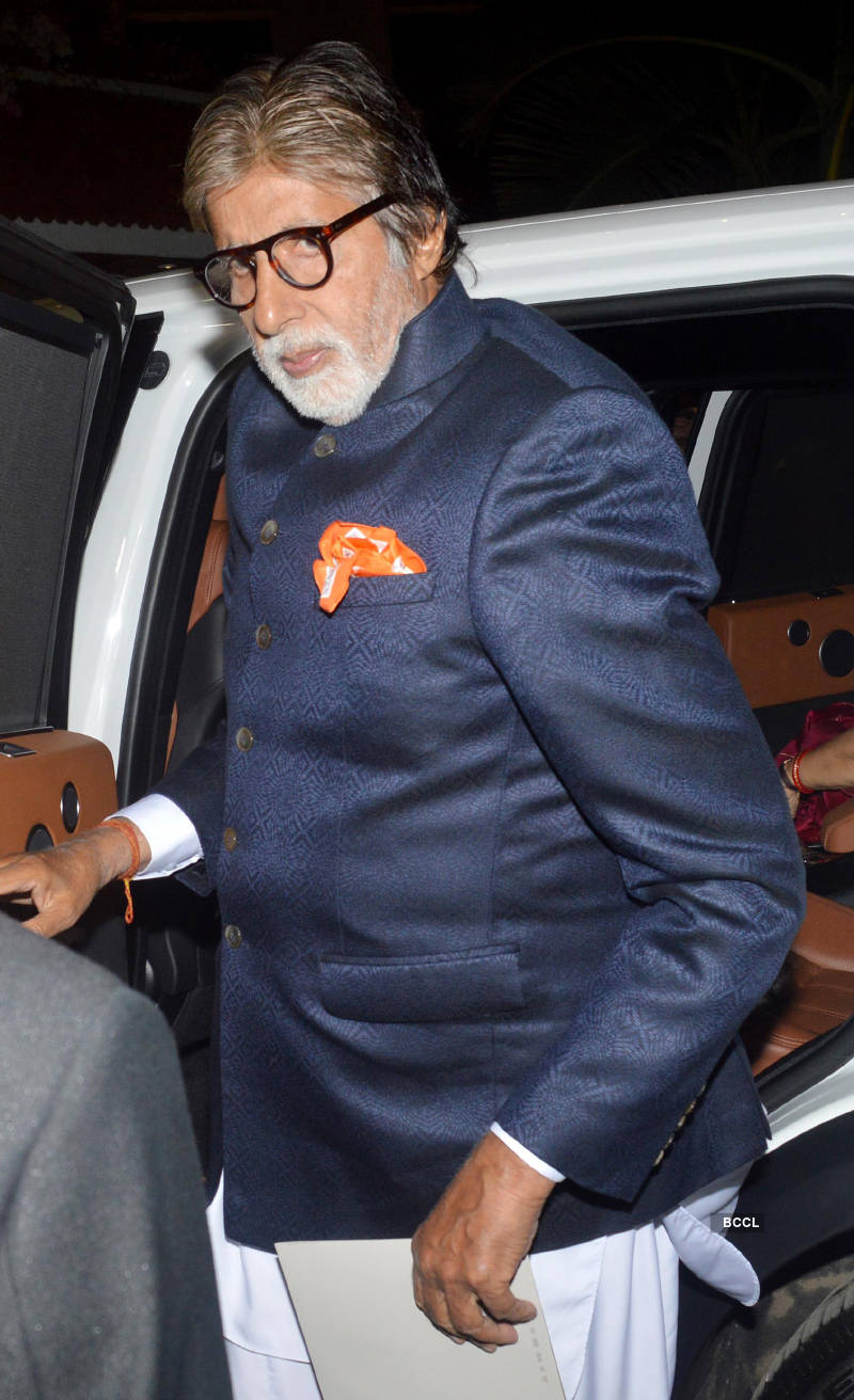 Amitabh Bachchan, Anil Kapoor and other celebs attend lyricist Sameer Anjaan's daughter's wedding reception