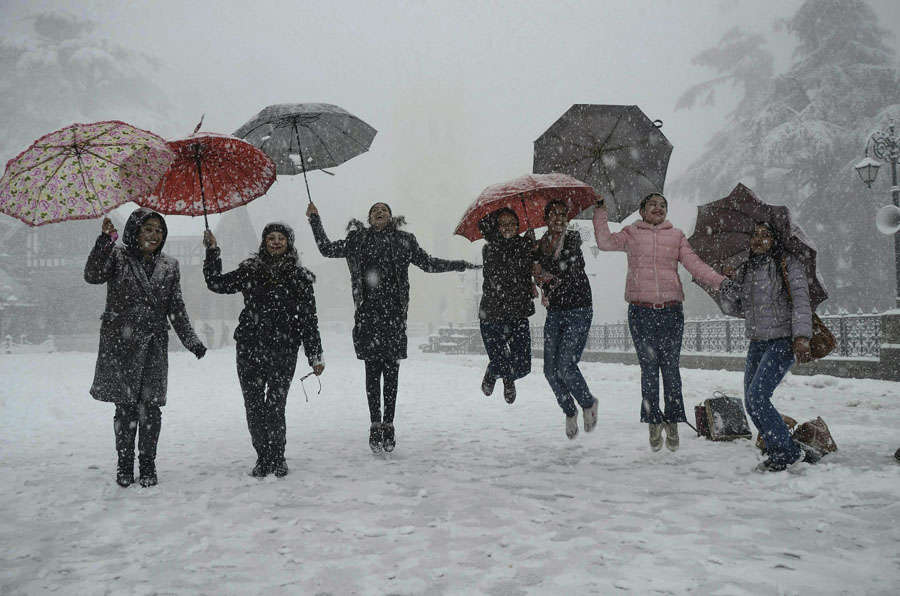 Shimla gets heaviest snowfall of the season