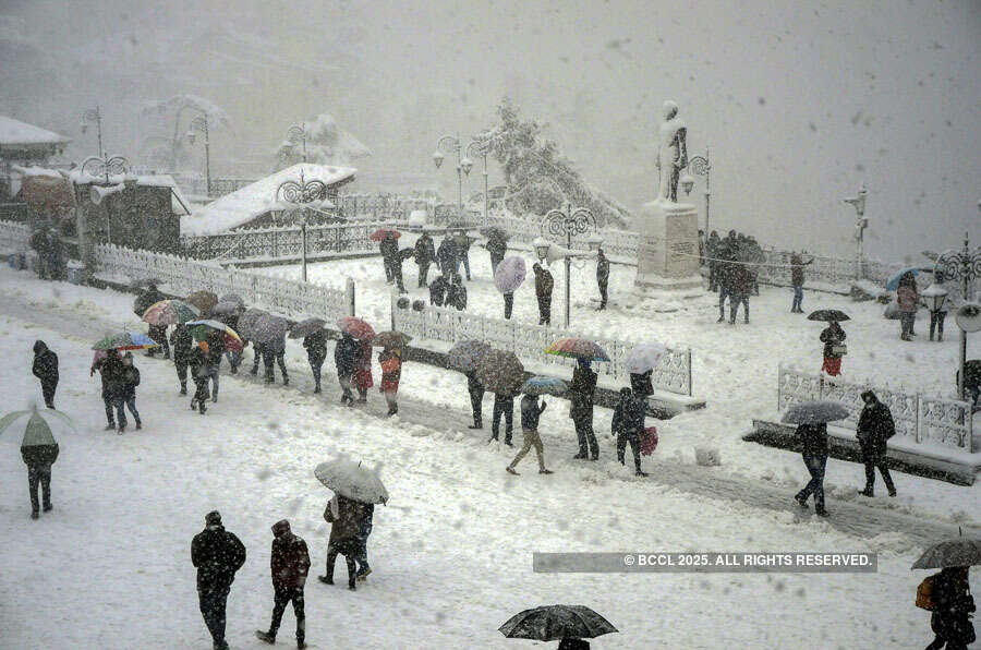 Shimla gets heaviest snowfall of the season