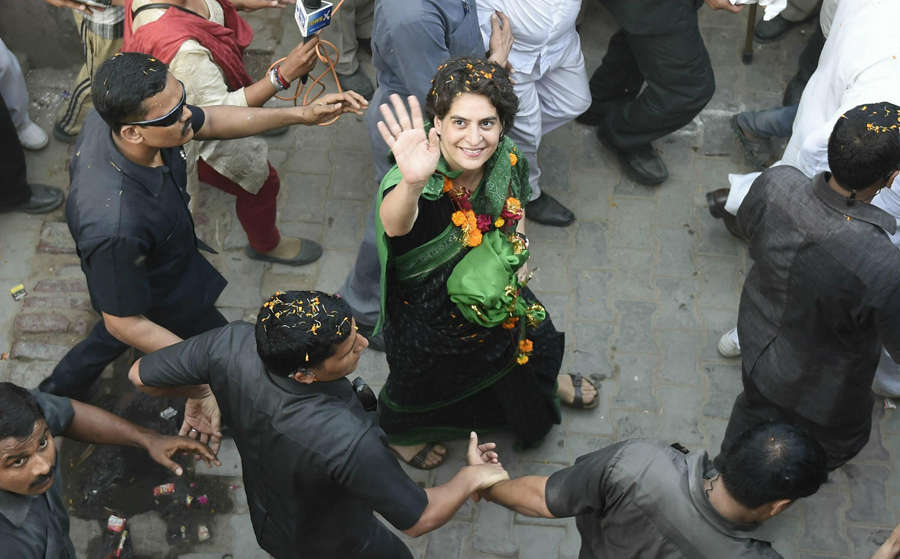 Priyanka Gandhi formally enters politics