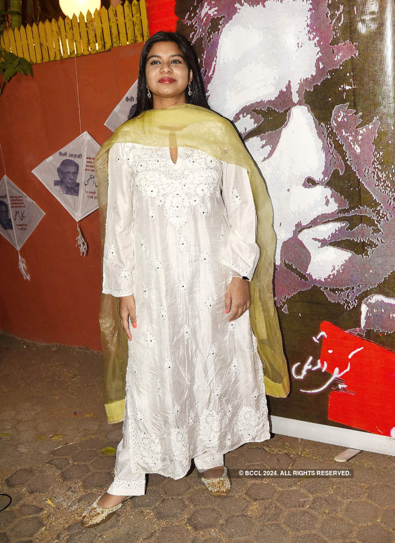Celebrities came together to mark the beginning of the centenary celebrations of late poet Kaifi Azmi