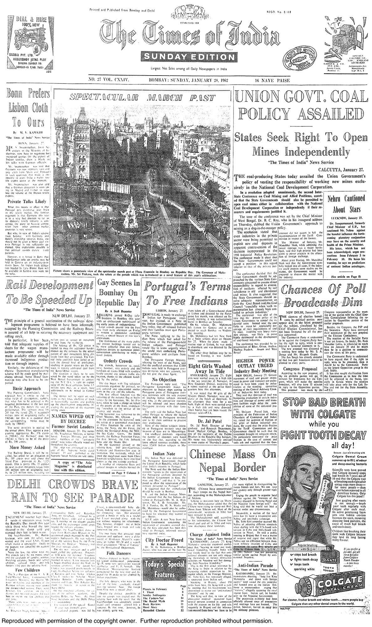 Republic Day through the years from The Times of India's archives