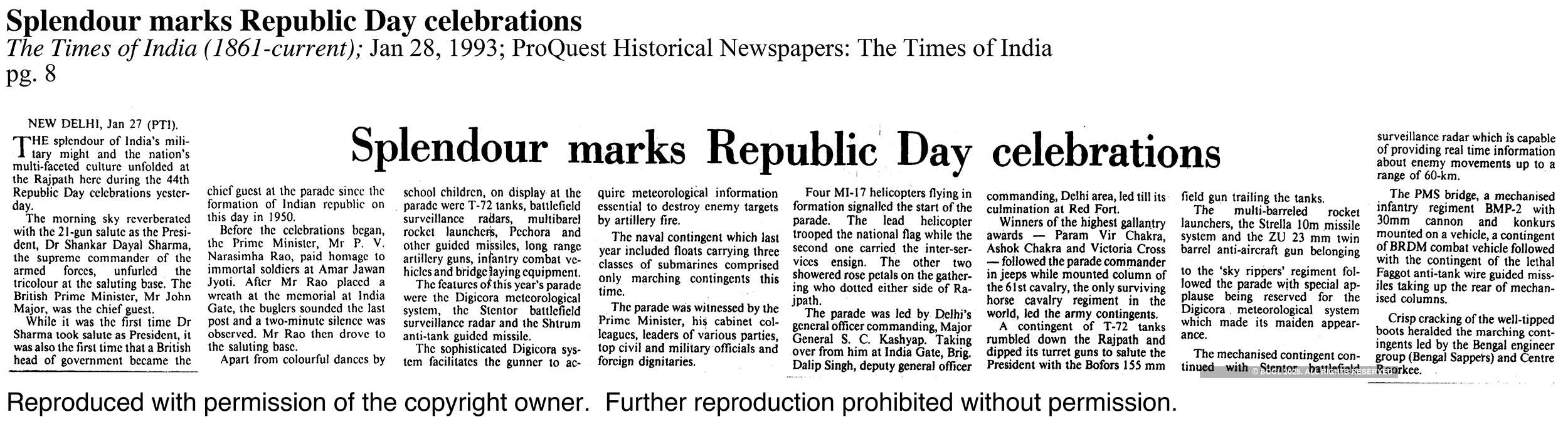 Republic Day through the years from The Times of India's archives