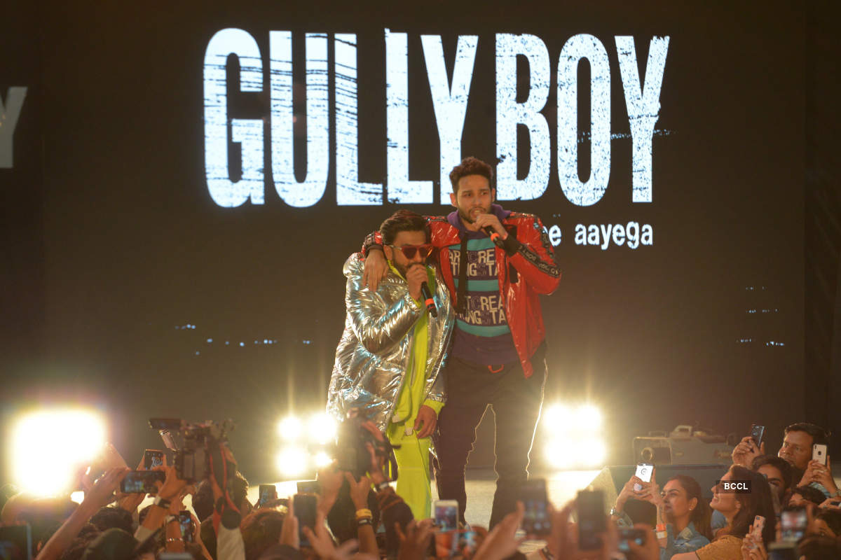 Ranveer Singh and Alia Bhatt set the stage on fire with their electrifying performance at Gully Boy music launch