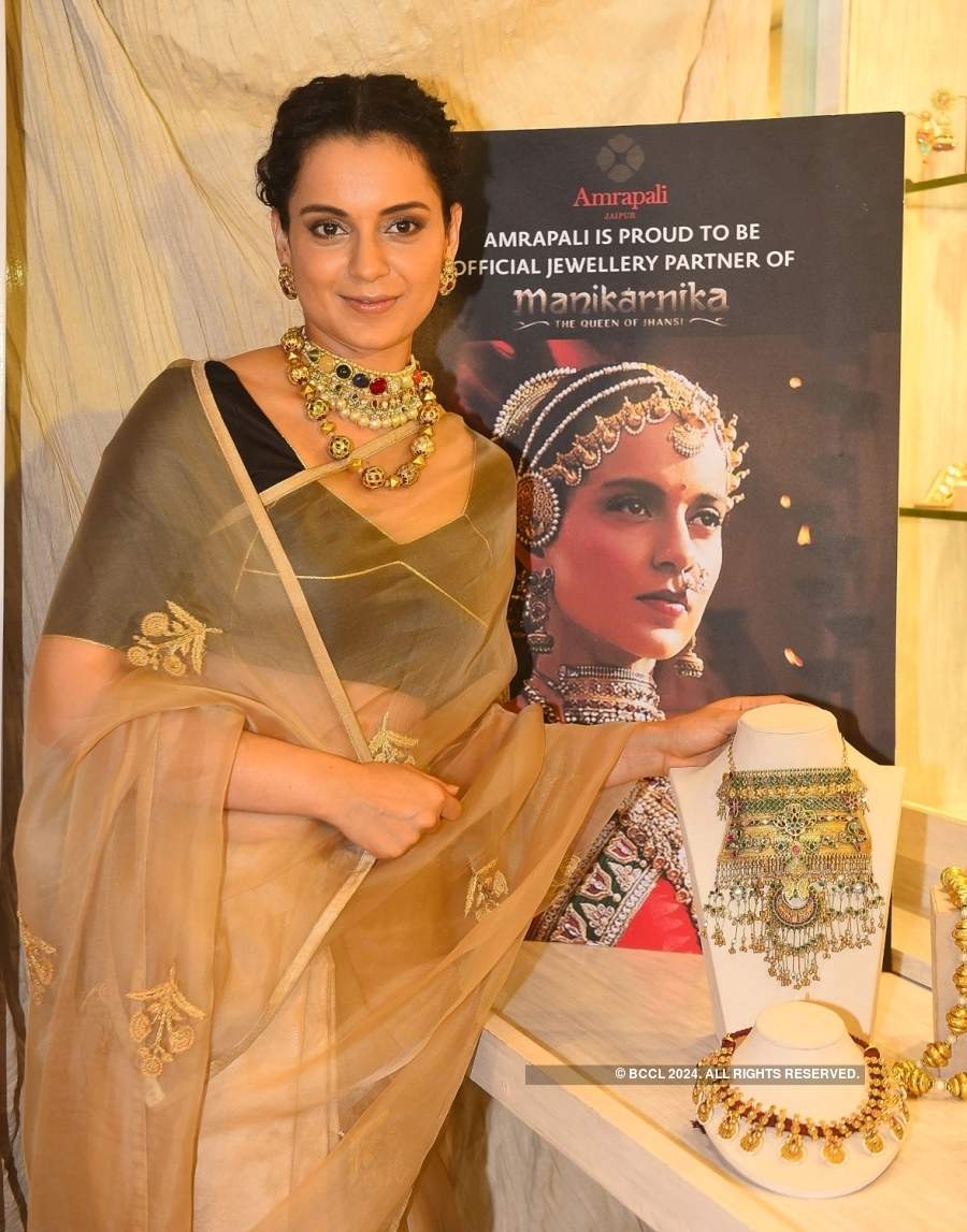 Kangana Ranaut visits jewellery launch of Amrapali Jaipur