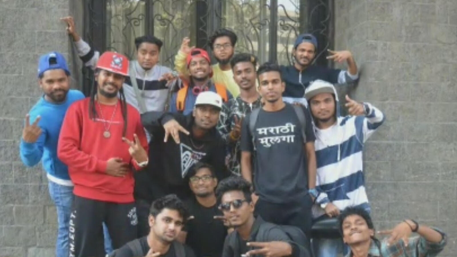 Marathi Hip-hop crew rapping on the streets of Mumbai