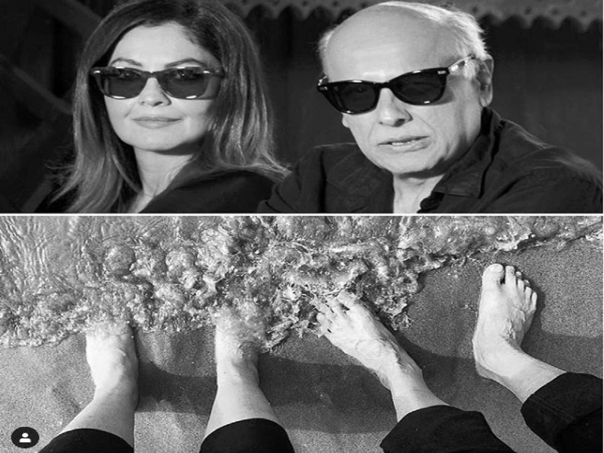 Photo: Pooja Bhatt shares an endearing picture with father Mahesh Bhatt