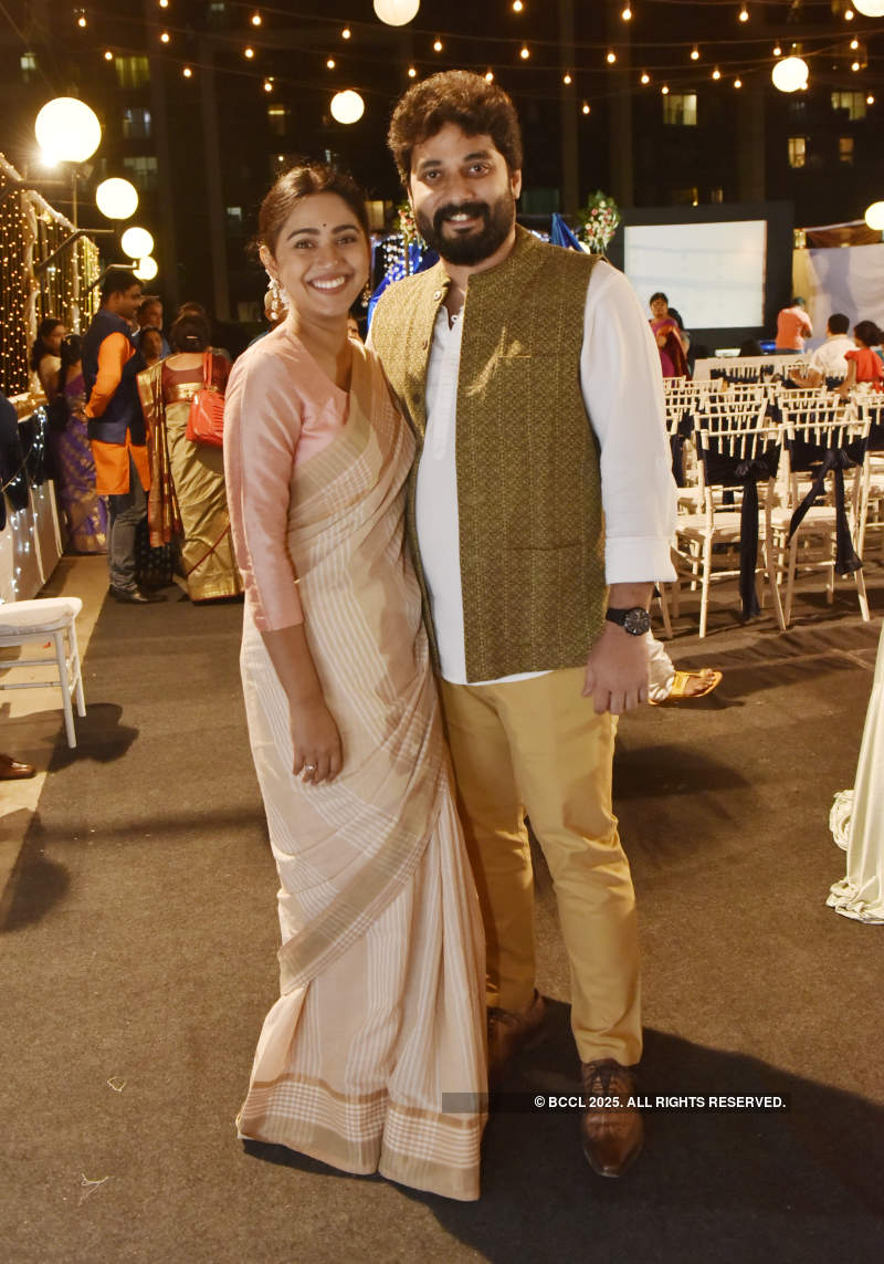 Siddharth Chandekar and Mitali Mayekar's star-studded engagement