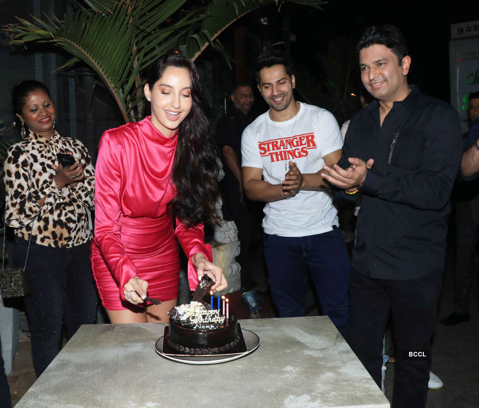 Varun Dhawan, Karishma Tanna and others glam-up Nora Fatehi's birthday party