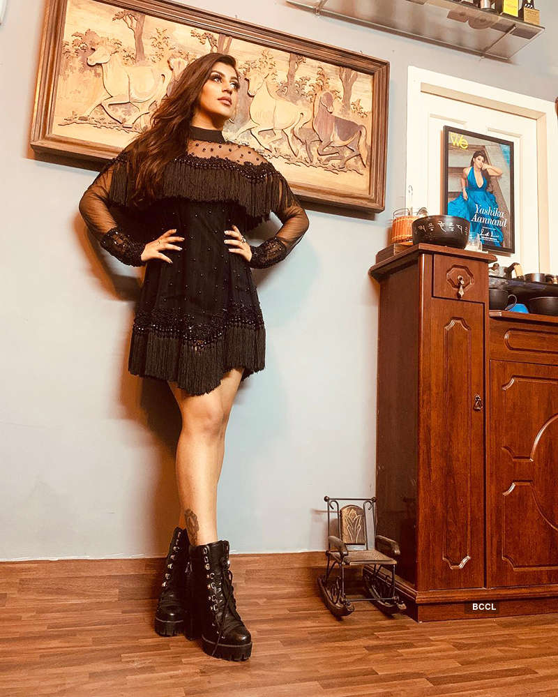 Yashika Aannand spells her charm with her captivating looks
