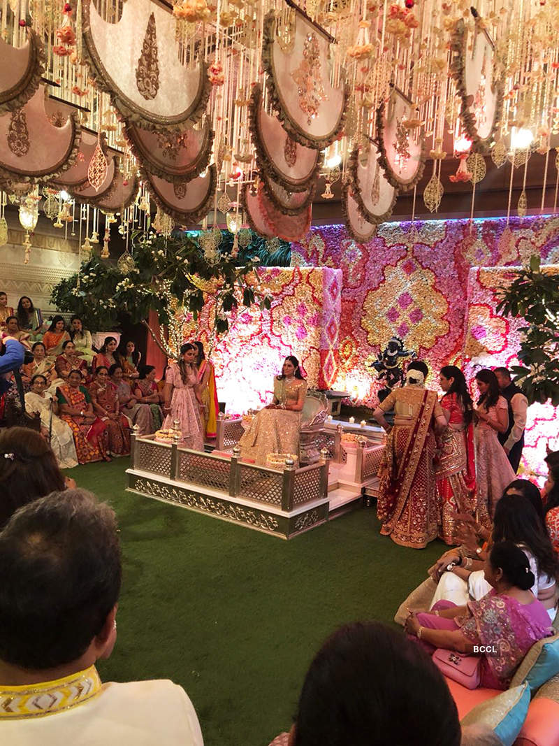 Akash Ambani-Shloka Mehta's wedding celebrations begin with Falguni Pathak’s special performance