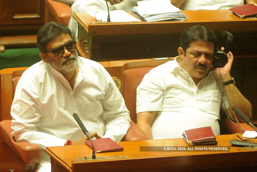 Karnataka: 10 Congress MLAs skip joint session