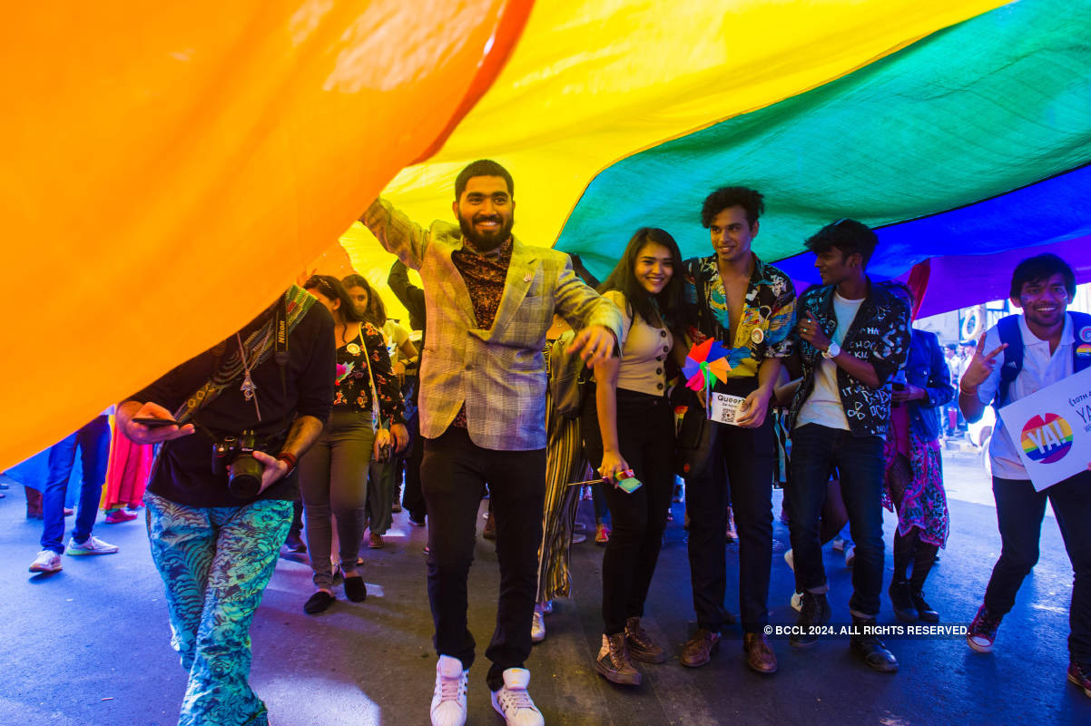 Thousands march in Mumbai's first Pride Parade post 377 verdict