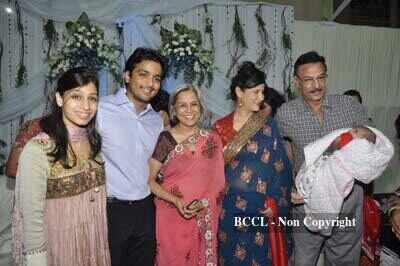 Mukesh Khanna during Tarun Rathi's son's naming ceremony at Andheri in ...
