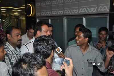 Sanju returns from Dubai