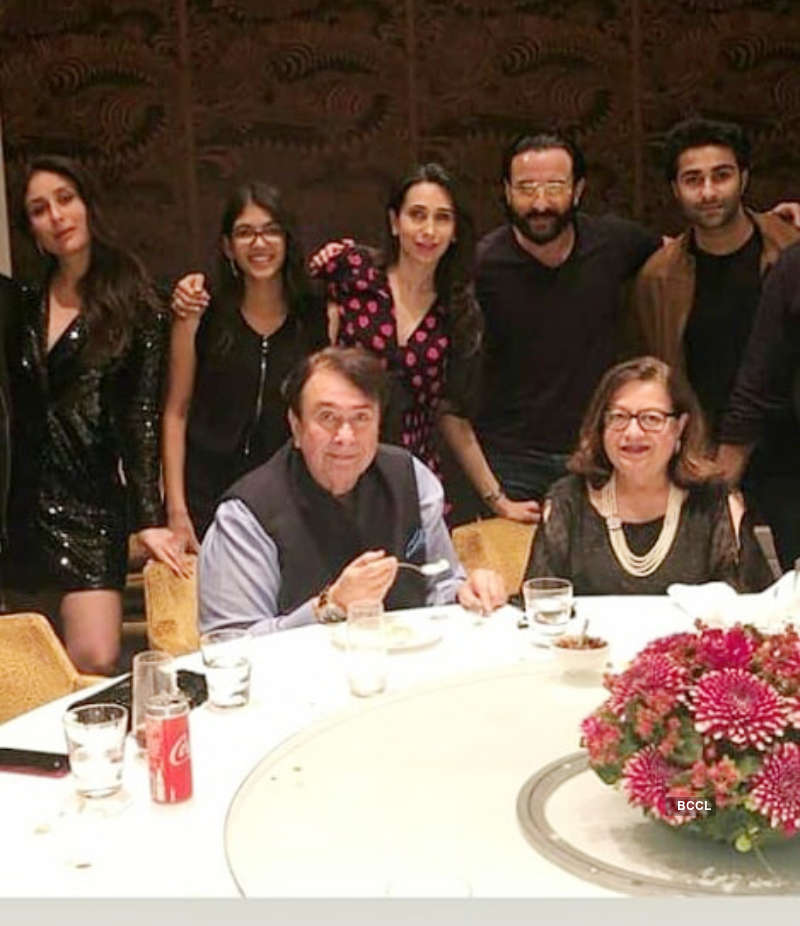 Kareena Kapoor Khan and Karisma Kapoor celebrate their dad Randhir Kapoor’s birthday