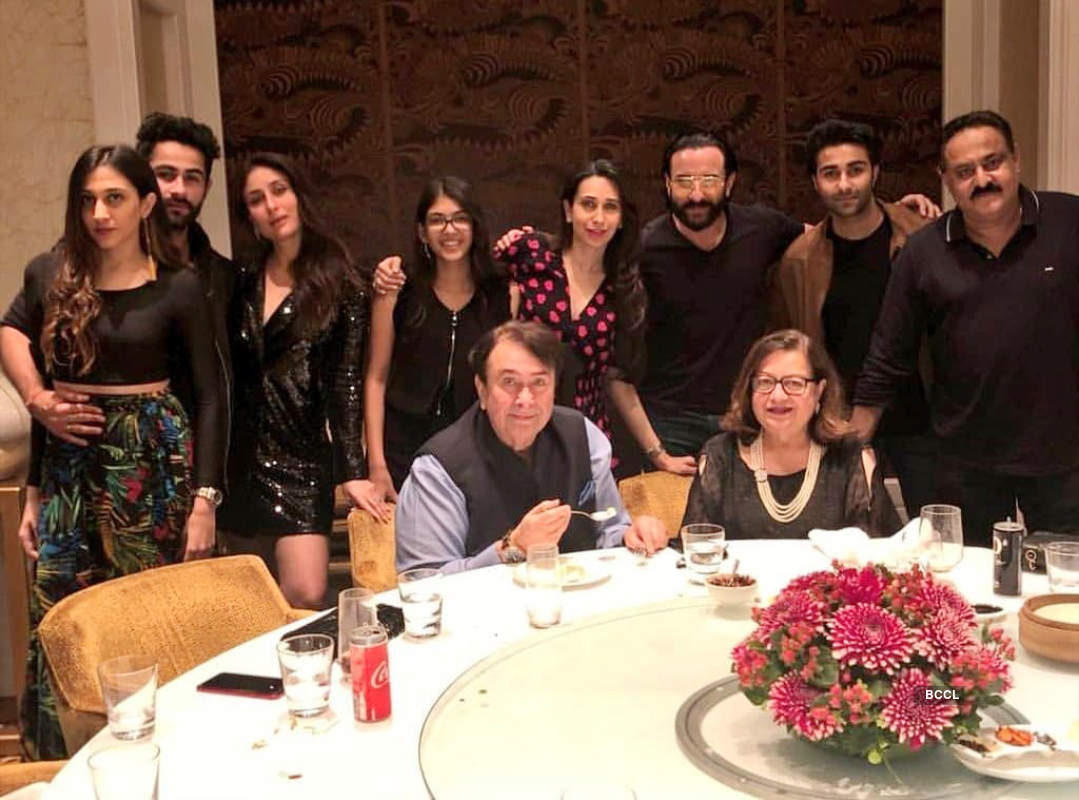Kareena Kapoor Khan and Karisma Kapoor celebrate their dad Randhir Kapoor’s birthday
