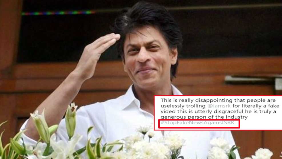 Shah Rukh Khan fans start #StopFakeNewsAgainstSRK after news of him ...