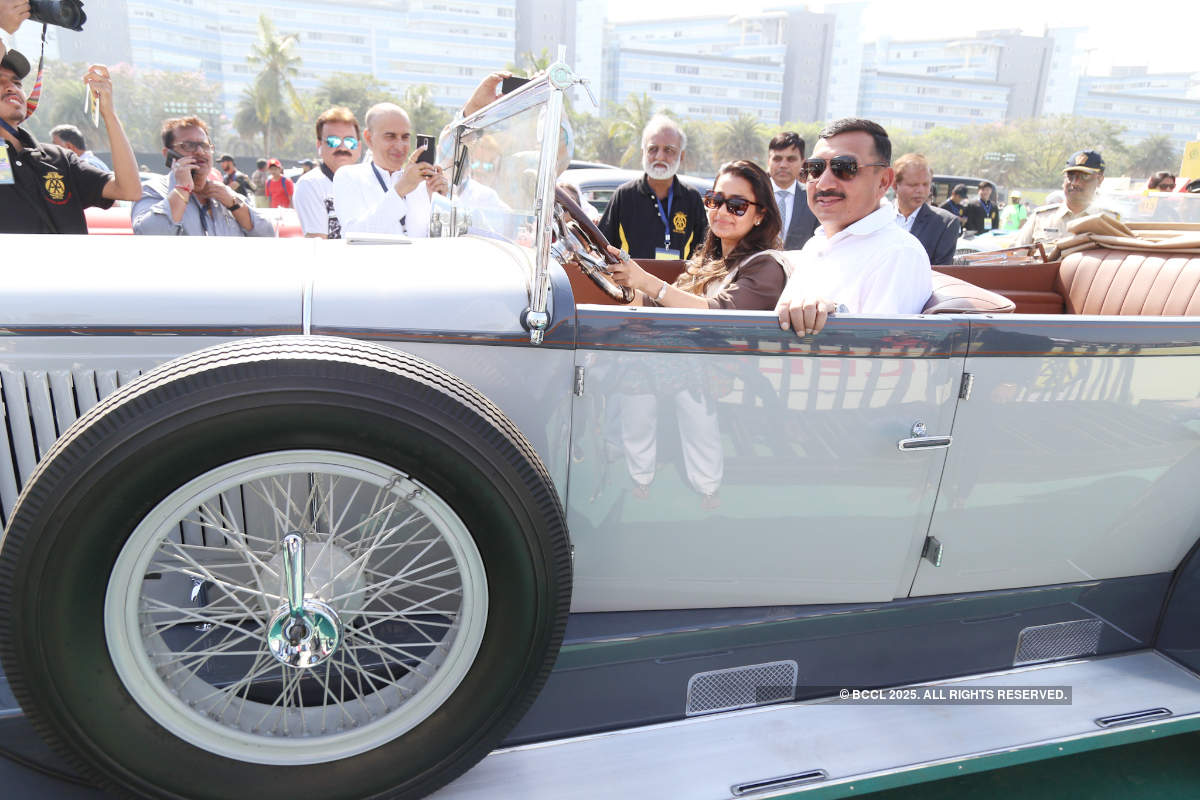 Raveena Tandon attends the Parx Super Car Show 2019