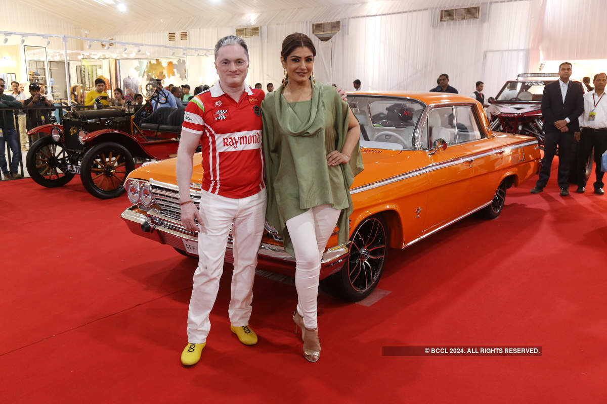 Raveena Tandon attends the Parx Super Car Show 2019