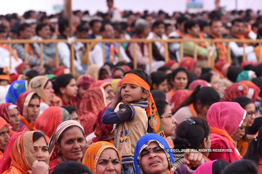 PM Modi holds rally in Rajasthan's Churu