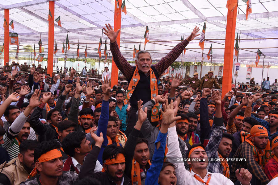 PM Modi holds rally in Rajasthan's Churu