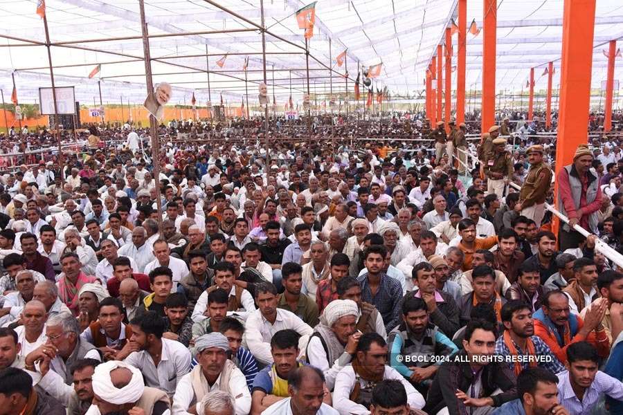 PM Modi holds rally in Rajasthan's Churu