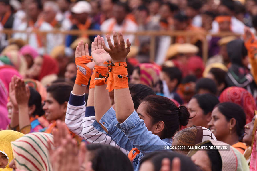 PM Modi holds rally in Rajasthan's Churu