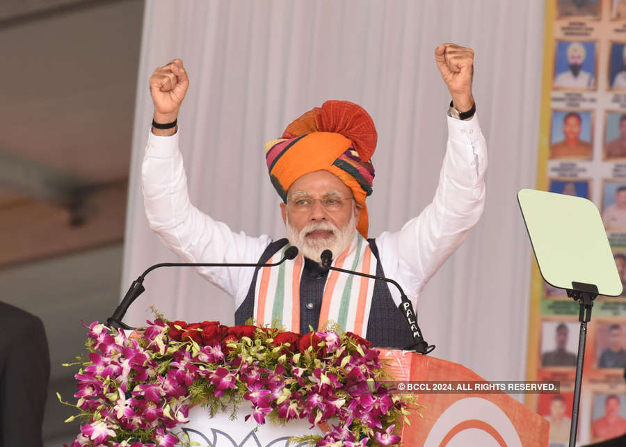 PM Modi holds rally in Rajasthan's Churu