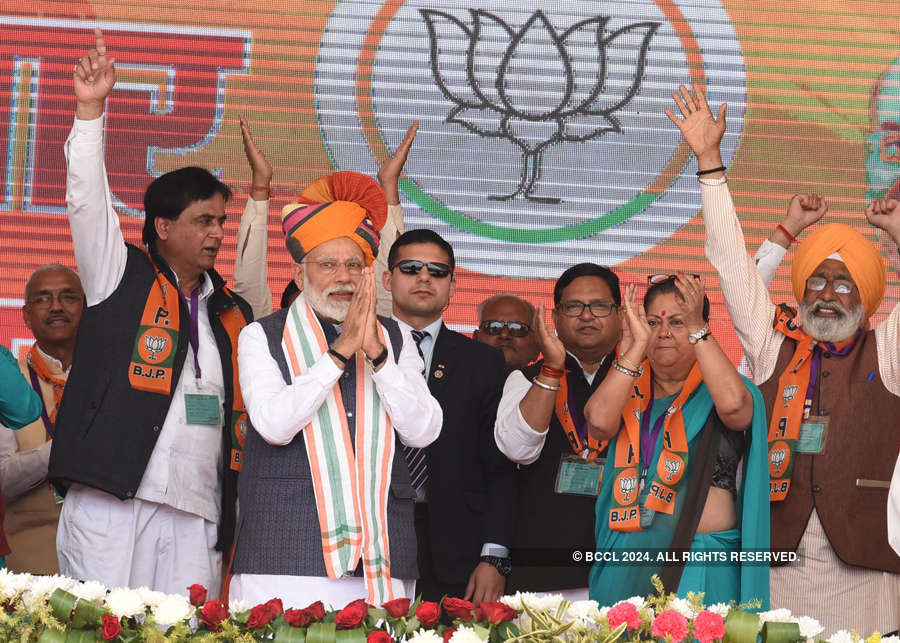 PM Modi holds rally in Rajasthan's Churu