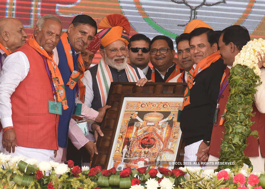 PM Modi holds rally in Rajasthan's Churu