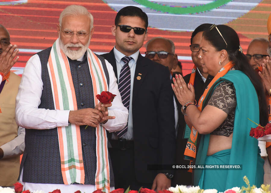 PM Modi holds rally in Rajasthan's Churu