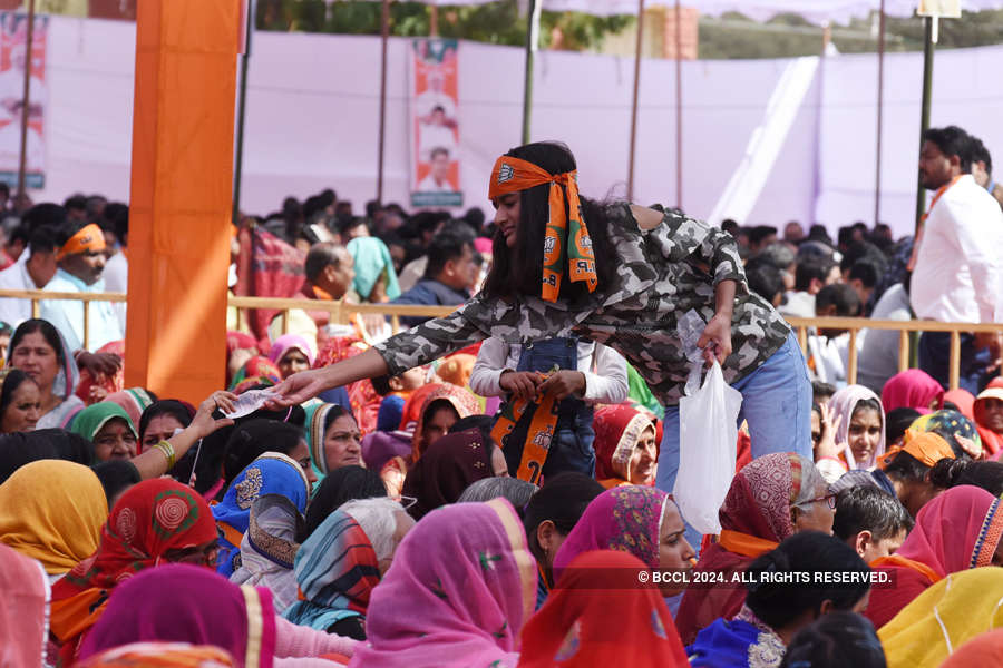 PM Modi holds rally in Rajasthan's Churu