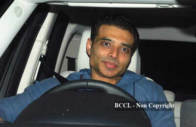 (L-R) Uday Chopra, Suzzane and Hrithik Roshan spotted on the occassion ...
