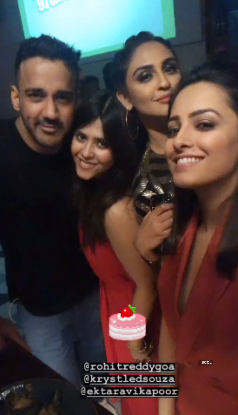 Krystle D'souza celebrates birthday with close friends in style, see pictures