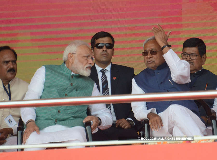 PM Modi, Bihar CM Nitish hold Sankalp rally in Patna