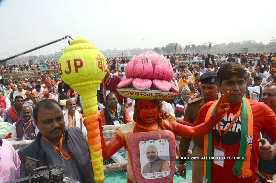 PM Modi, Bihar CM Nitish hold Sankalp rally in Patna