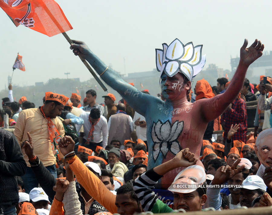 PM Modi, Bihar CM Nitish hold Sankalp rally in Patna