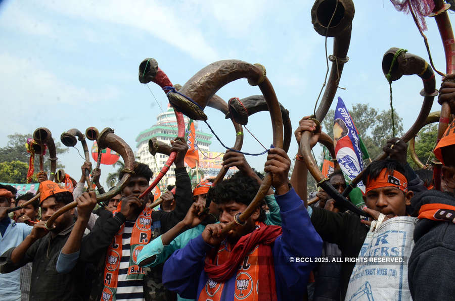 PM Modi, Bihar CM Nitish hold Sankalp rally in Patna