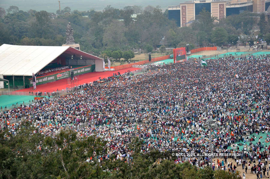 PM Modi, Bihar CM Nitish hold Sankalp rally in Patna