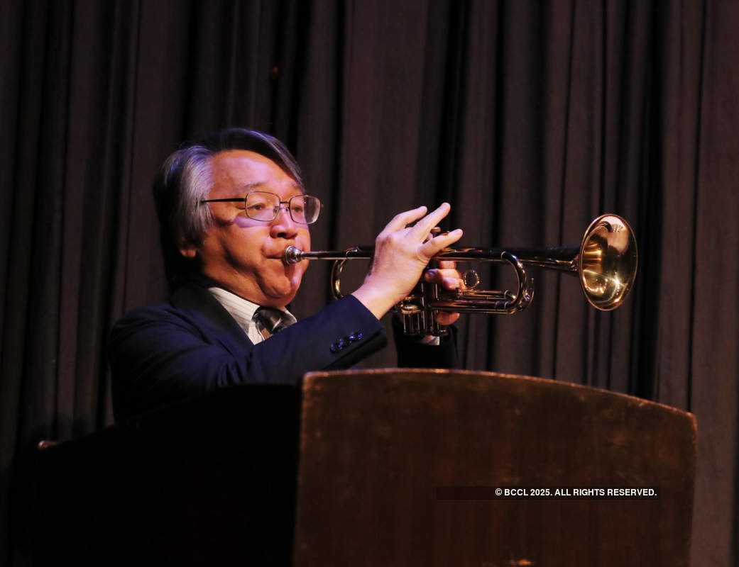 Musicians perform at the show 'Ode to Joy'